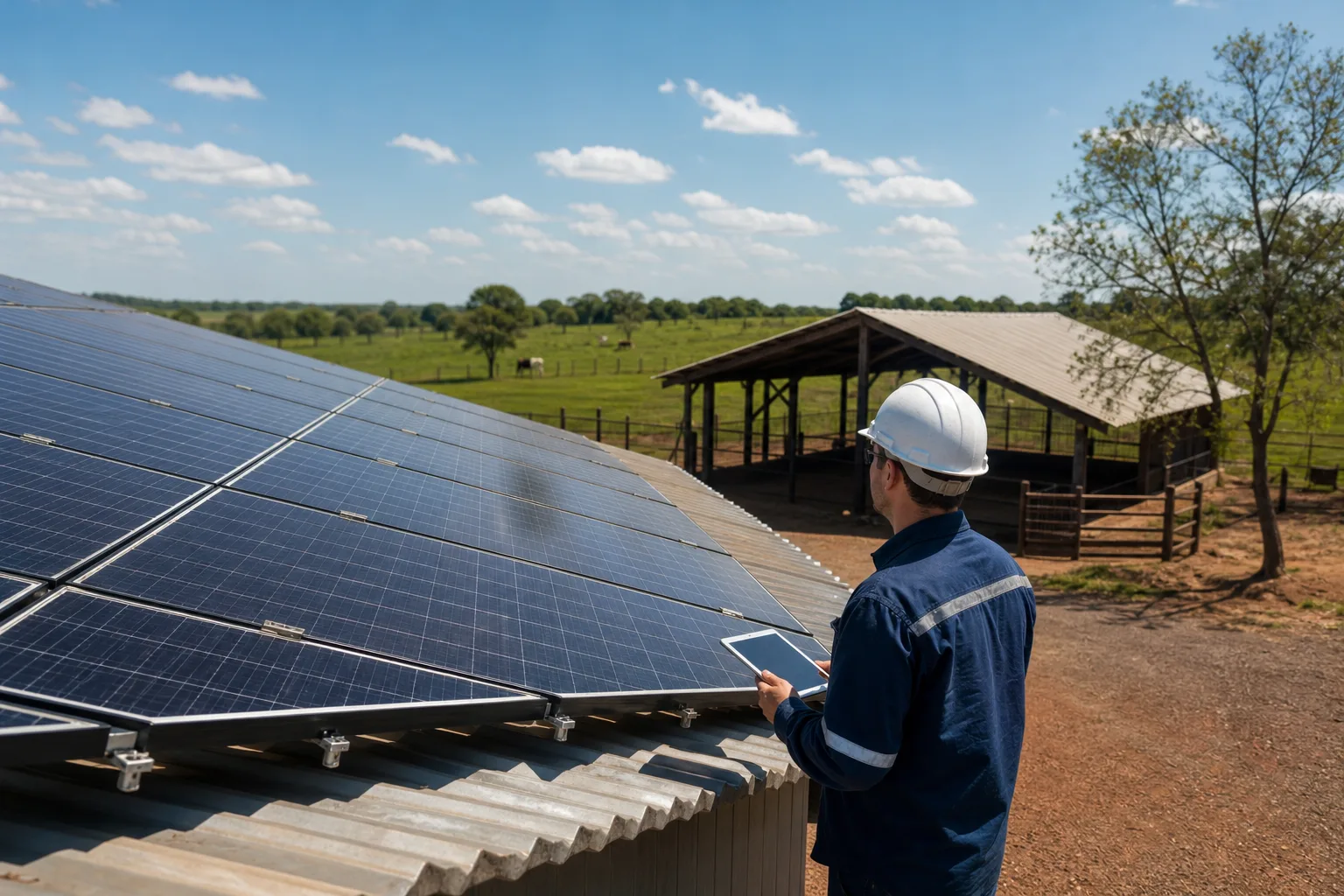 Energia solar para área rural: cuidados com distância, estrutura e uso
